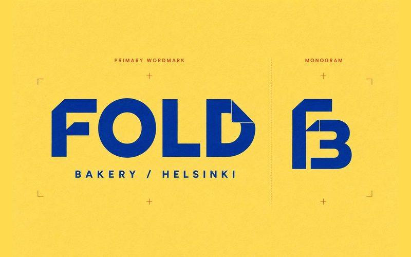 Bakery logo wordmark and monogram identity system, studio concept